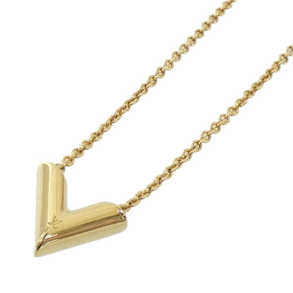 LOUIS VUITTON Gold Necklace - Picture 1 of 5